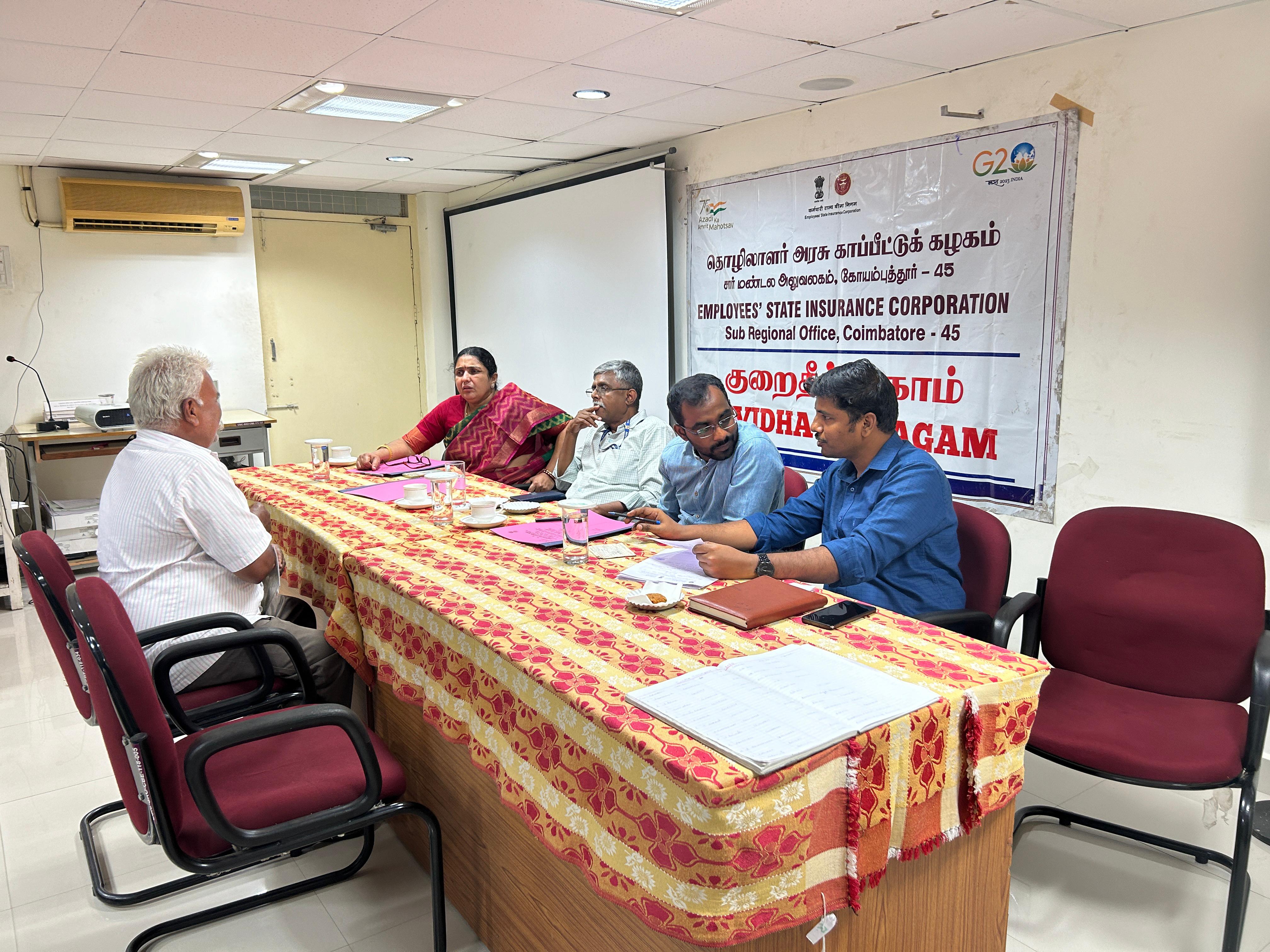 Suvidha Samagam at SRO Coimbatore